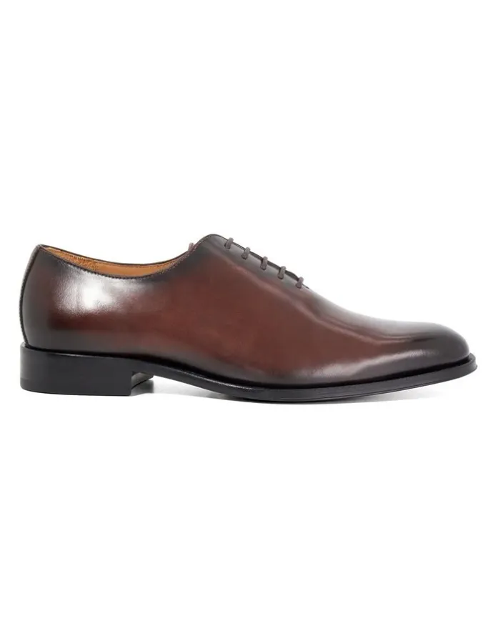 Dune London Sylvester Lace-Up Shoe in Brown