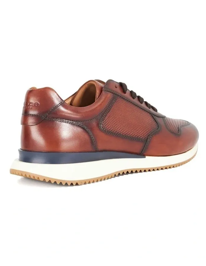 Dune London Taz Trainer in Brown