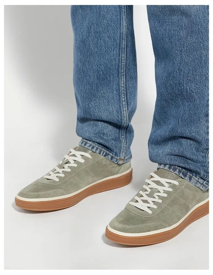Dune London Tony Trainer Shoes in Green