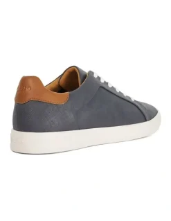 Dune London Traces Trainer in Navy