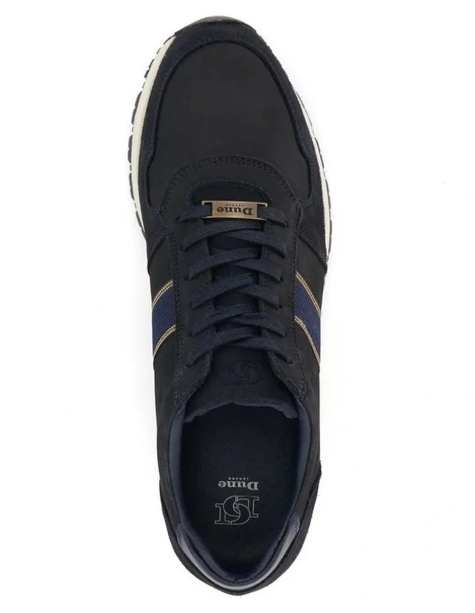 Dune London Treck Casual Sneaker in Navy