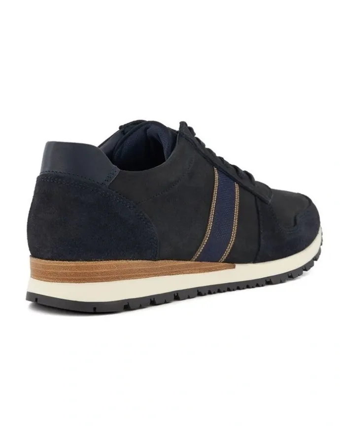 Dune London Treck Casual Sneaker in Navy
