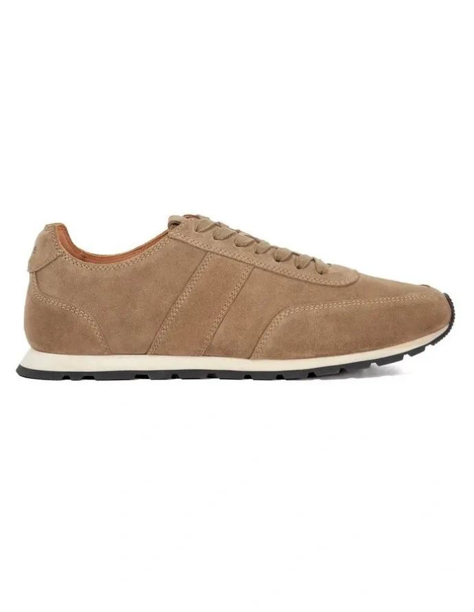 Dune London Treyson Sneaker in Taupe