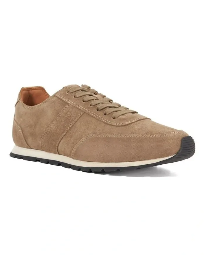Dune London Treyson Sneaker in Taupe