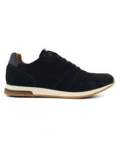 Dune London Trilogy Sneaker in Navy