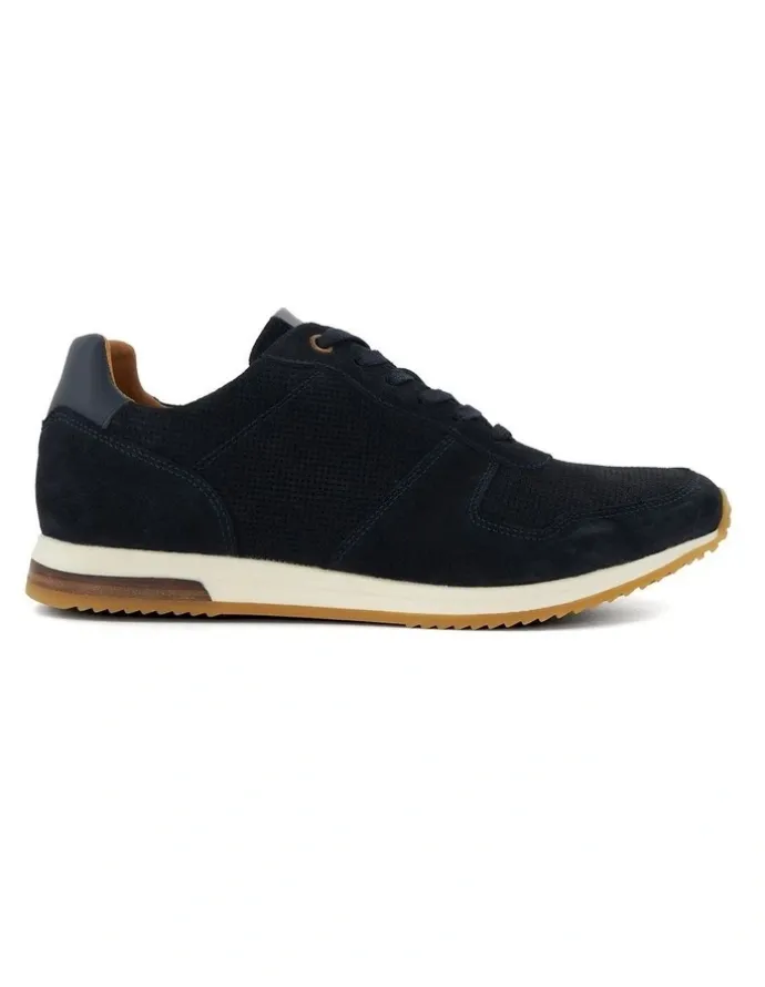Dune London Trilogy Sneaker in Navy