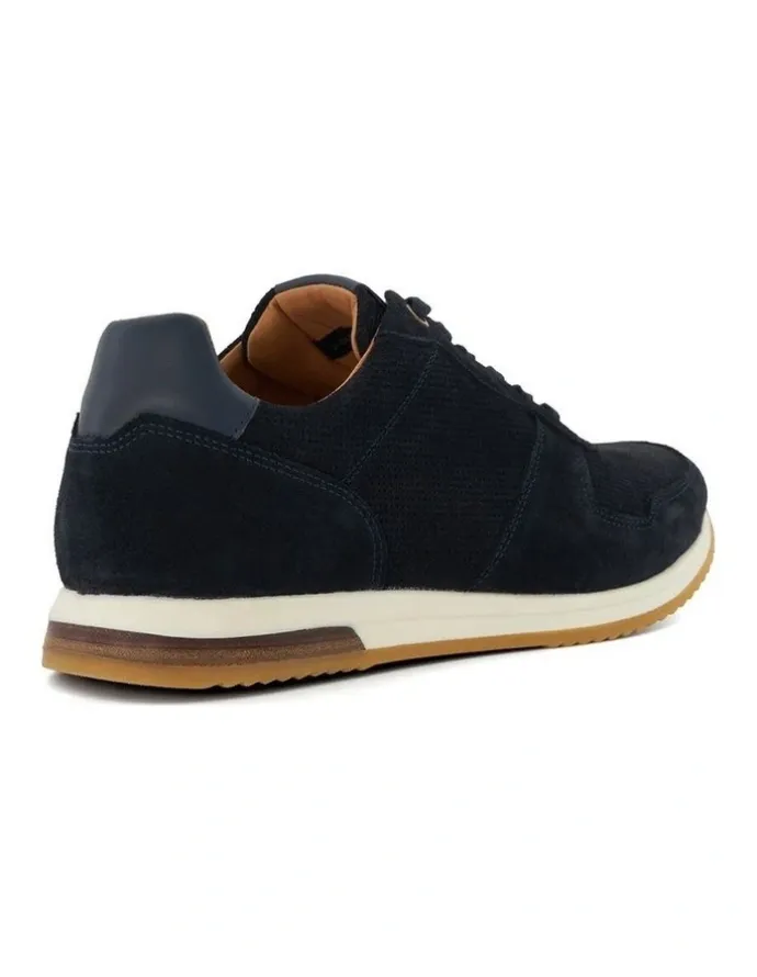 Dune London Trilogy Sneaker in Navy