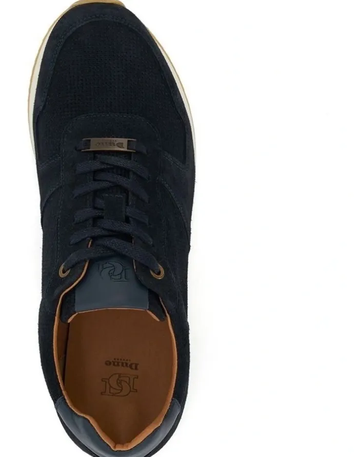 Dune London Trilogy Sneaker in Navy