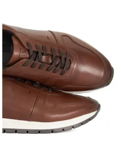 Dune London Tris Runner Shoes in Brown