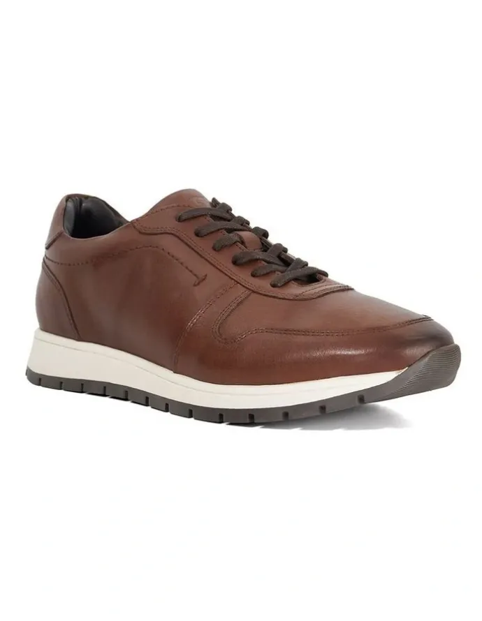 Dune London Tris Runner Shoes in Brown