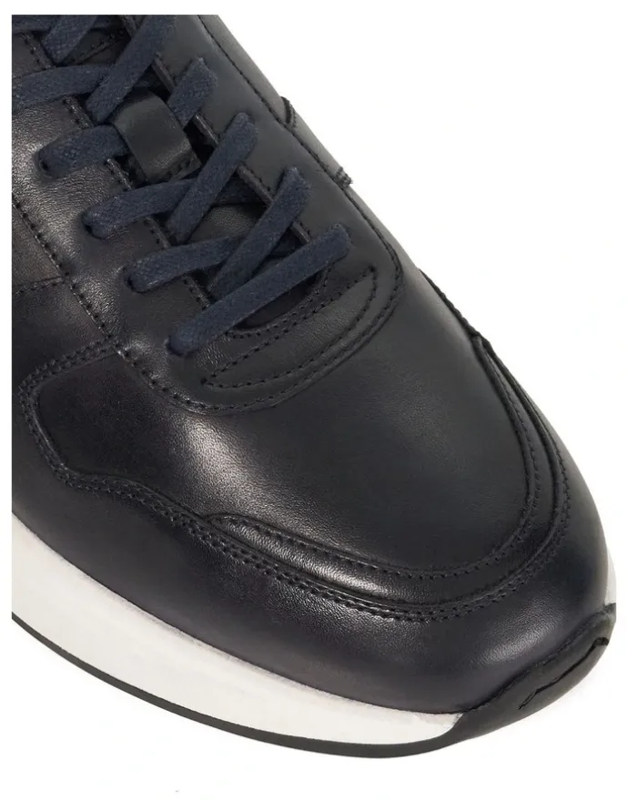 Dune London Tris Runner Shoes in Navy