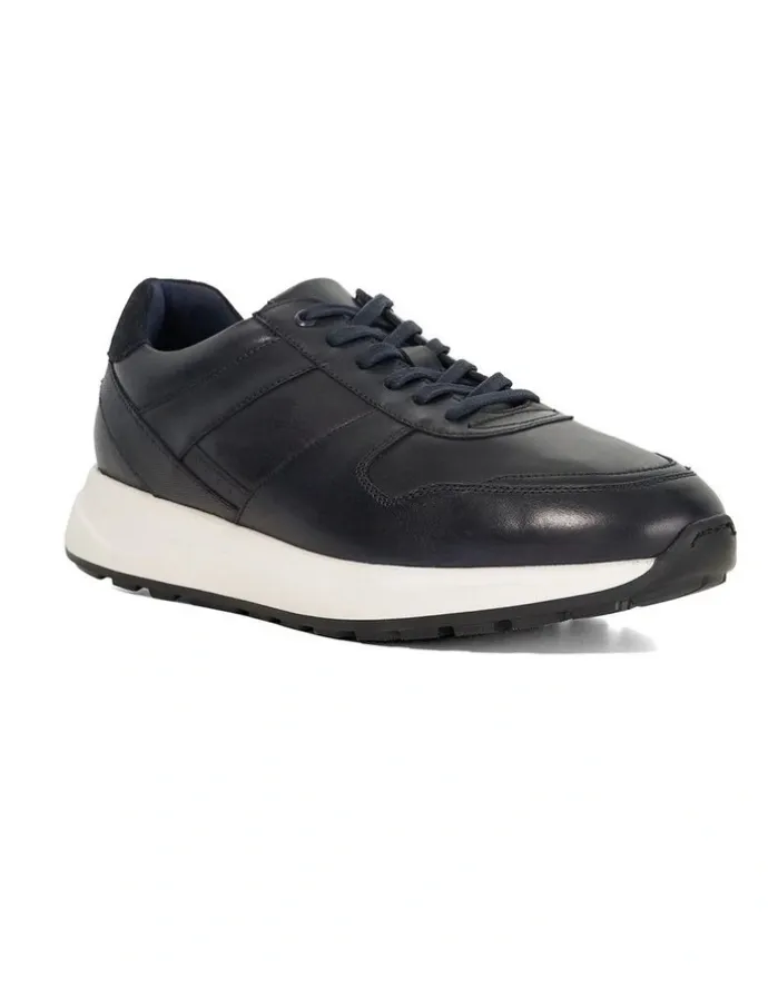 Dune London Tris Runner Shoes in Navy