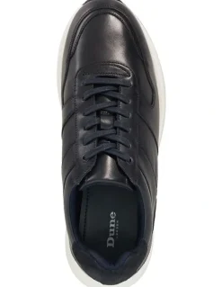 Dune London Tris Runner Shoes in Navy