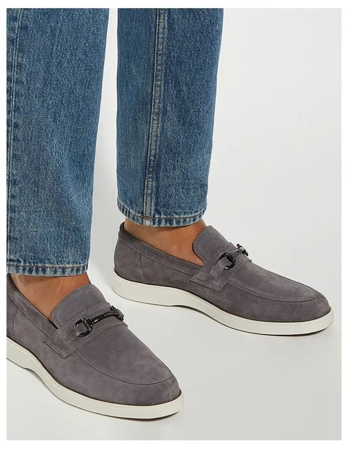 Dune London Bosse Loafer in Grey