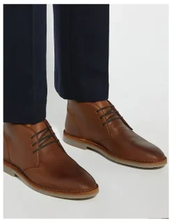 Dune London Cashed Boot in Chestnut