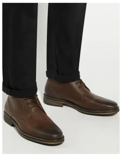 Dune London Charleys Chukka Boot in Brown