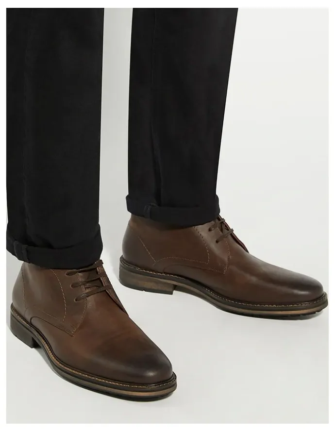 Dune London Charleys Chukka Boot in Brown