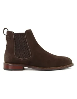 Dune London Clicker Chelsea Boot in Brown