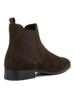 Dune London Mandatory Ankle Boot in Brown Suede