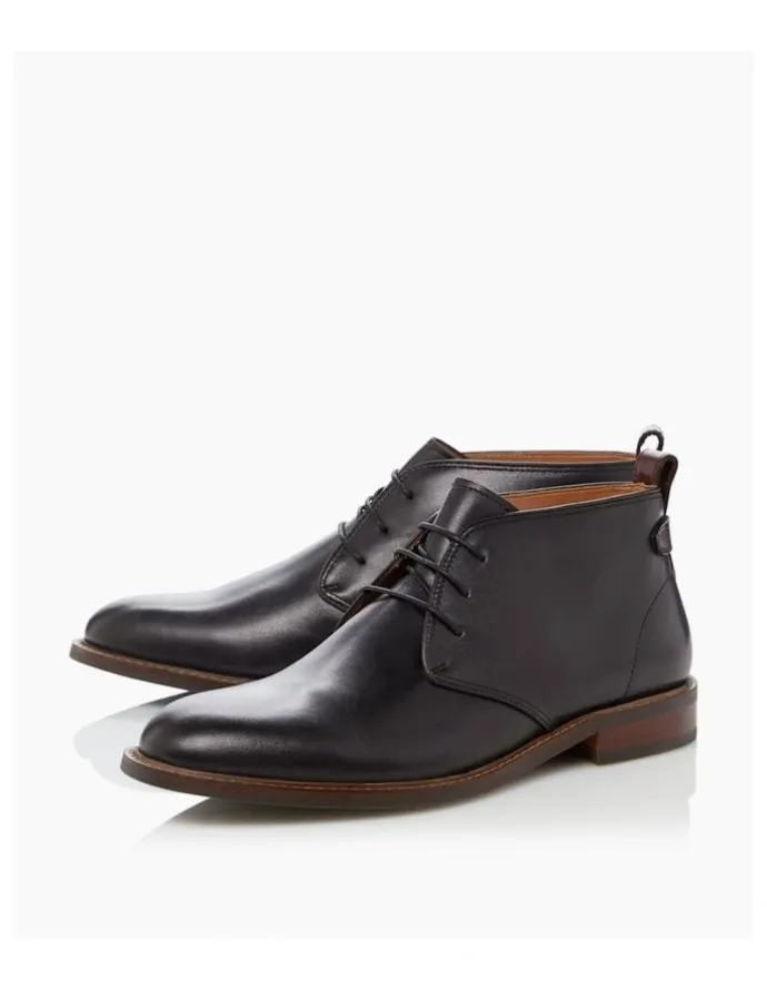 Dune London Marching Ankle Boot in Black