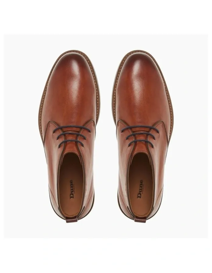 Dune London Marching Boot in Brown