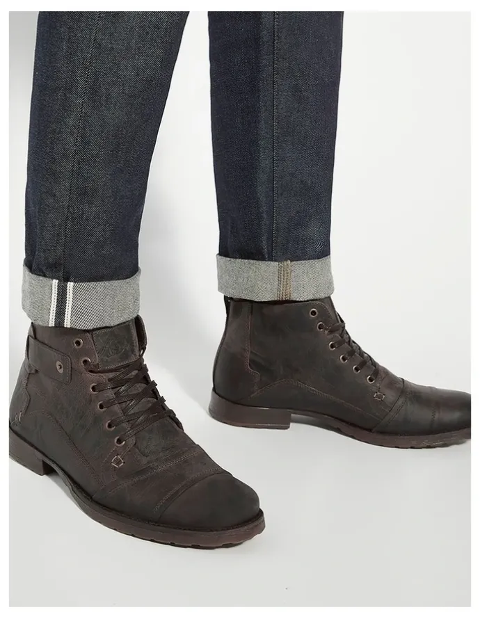 Dune London Simon Boot in Brown