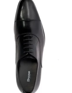 Dune London Solver Oxford Shoes in Black
