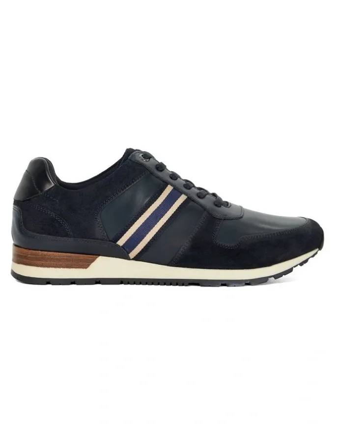 Dune London Talay Trainer Shoes in Navy