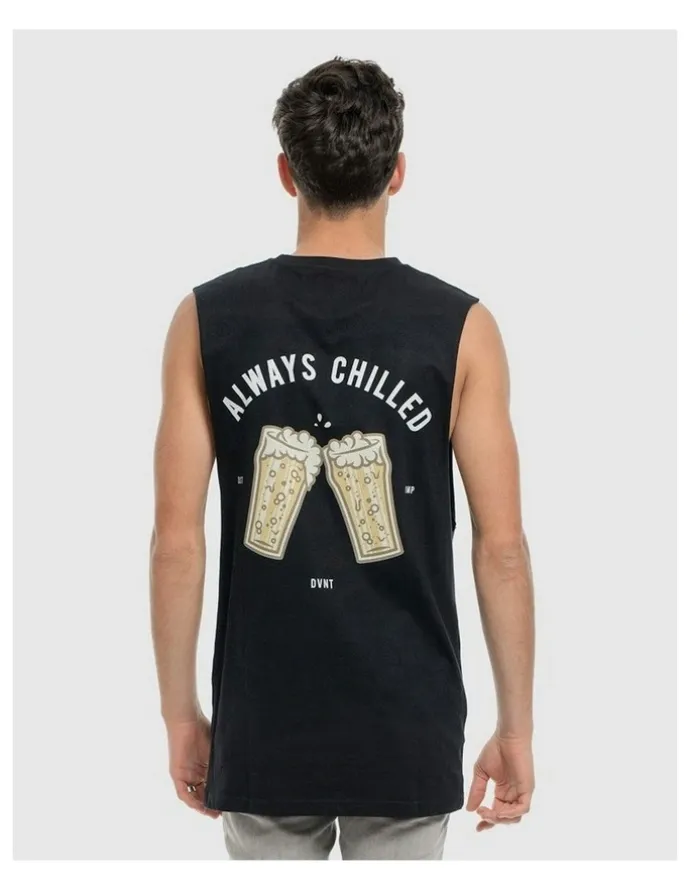 DVNT Always Chilled Tank in Black