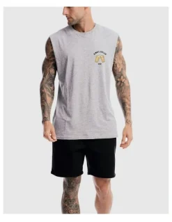 DVNT Always Chilled Tank in Grey Marle