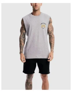 DVNT Always Chilled Tank in Grey Marle
