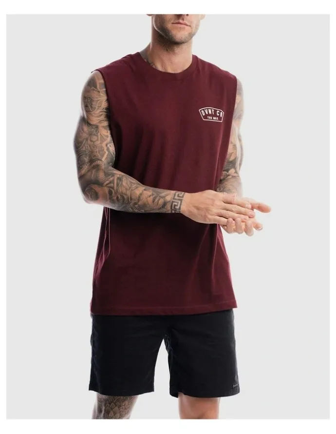 DVNT Bailey Tank in Burgundy