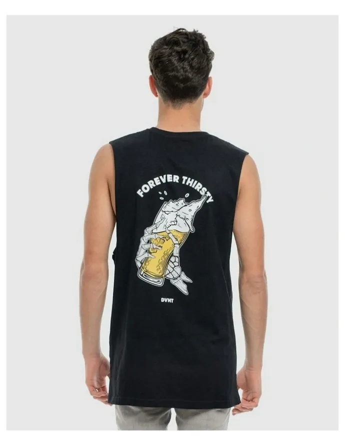 DVNT Forever Thirsty Tank in Black