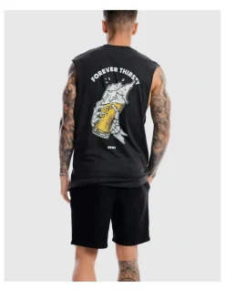 DVNT Forever Thirsty Tank in Charcoal