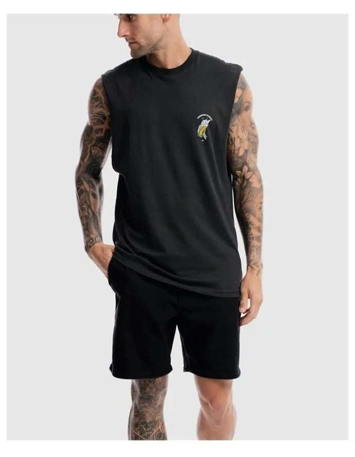 DVNT Forever Thirsty Tank in Charcoal
