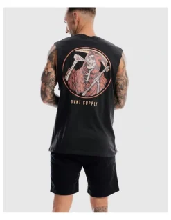 DVNT Grim Tank in Charcoal