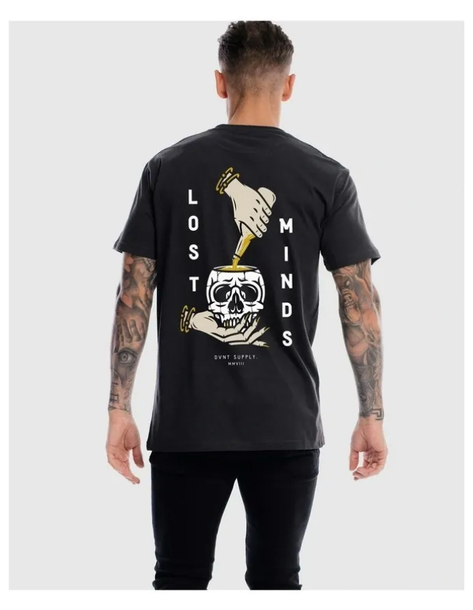 DVNT Lost Minds Tank in Charcoal