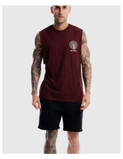 DVNT Radio Revolt Tank in Burgundy