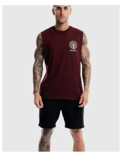 DVNT Radio Revolt Tank in Burgundy