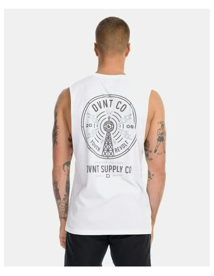DVNT Radio Revolt Tank in White