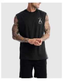 DVNT Rough Cuts Tank in Charcoal