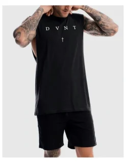 DVNT Saint Tank in Charcoal