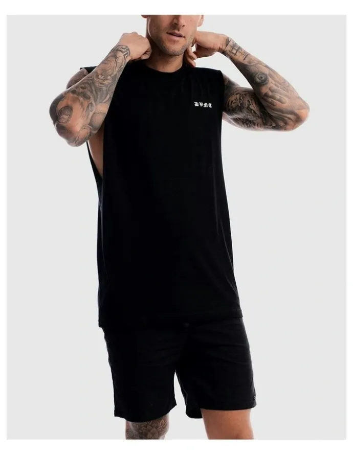 DVNT Saxon Rise Tank in Black