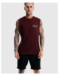 DVNT Saxon Rise Tank in Burgundy