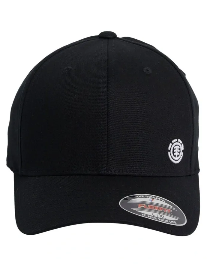 Element Sideliner Flexfit Cap in Black