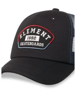 Element Team Trucker Cap Flint Black