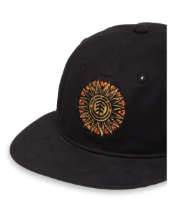 Element Timber 6 Panel Cap Flint Black
