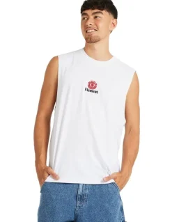Element Canyon Muscle Shirt in Optic White