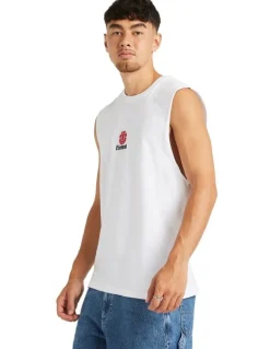 Element Canyon Muscle Shirt in Optic White