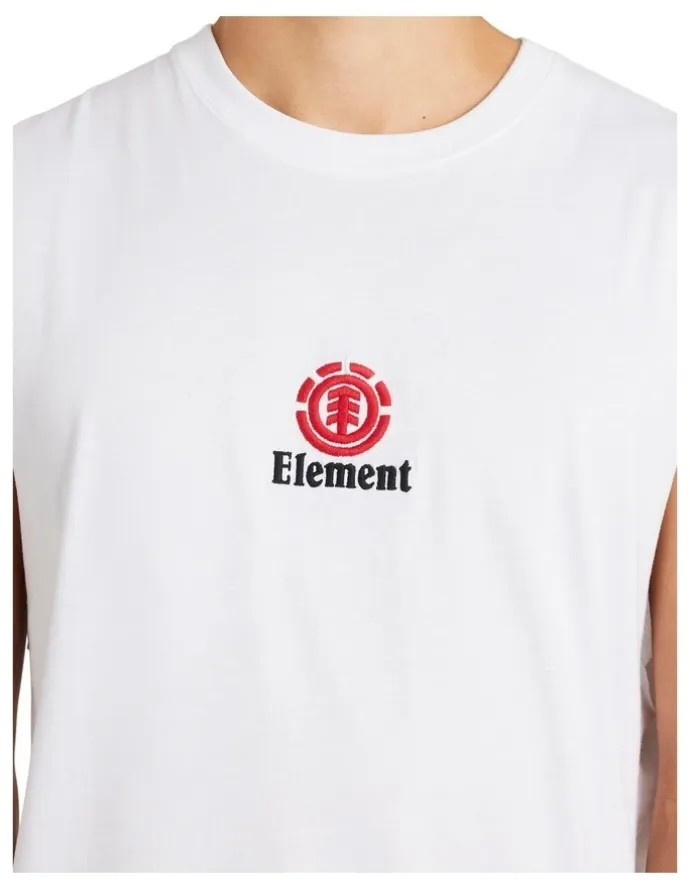 Element Canyon Muscle Shirt in Optic White